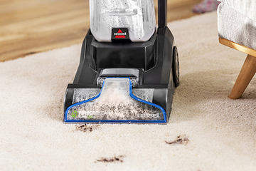 TurboClean Pet XL Carpet Cleaner deep cleaning dirty paw prints from carpet