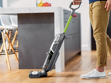 CrossWave HF3 Wet Dry Vac moving around hard flooring